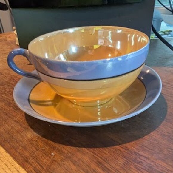 Translucent Tea Cup And Saucer - Picture 1 of 3